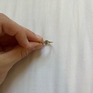James avery silver initial ring